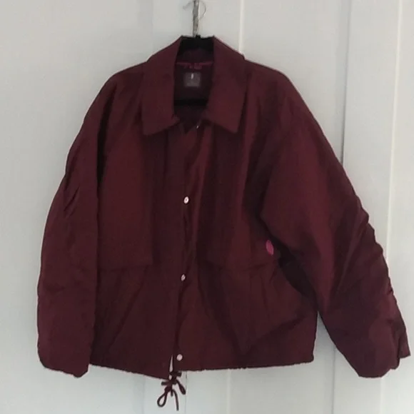 FP Movement by Free People Burgundy Puffer Jacket - - Picture 4 of 11